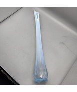 25 Inch Blue Opalescent LE Smith Ribbed Glass Swung Vase HTF - $7,544.61 MXN