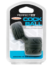 Perfect Fit Silaskin Cock &amp; Ball Ring - Black - £26.30 GBP+