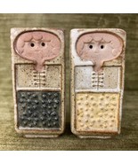 Vtg UCTCI Stoneware Salt &amp; Pepper Shakers Japan Figurines Boy Girl Mid C... - $40.85 CAD