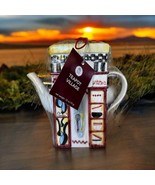 MSRF Inc Teapot Kitchen Clutter Quick Cook Cooking School Ceramic Collec... - $23.50