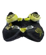 Therian Handcrafted Alien Cat Mask Black Felted &amp; Hand-Painted w/ Yellow... - $14.85
