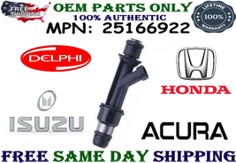 #25166922 Genuine Delphi 1 Piece Fuel Injector for 1998,1999 Isuzu Amigo 3.2L V6 - $39.59