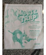 Mouse Trap Board Game  Parts Pieces Replacement Instructions Booklet Sp... - $8.86