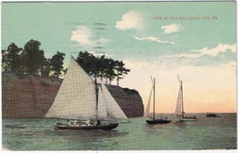 Pennsylvania Postcard Erie Sailboats At Four Mile Creek 1915 H H Hamm - £4.92 GBP