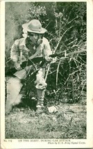 Vtg Postcard 1941 - On The Alert During Gas Attack - Army Signal Corps Photo - £15.49 GBP