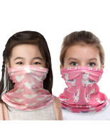 Unisex Kids Face Mask Washable Reusable Tube Neck Gaiter - 2 PACK Kids B... - $11.87