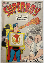 Superboy #115 Comic Book DC 1964 The Atomic Superboy FN  21-494 - £12.86 GBP