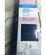 Real Simple Solutions Cordless Roman Cellular Shade.35”x72-Navy-Brand Ne... - $2,575.88 MXN