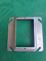 5/8&quot; x 4&quot; Square Single Gang P Ring, mud ring or Plaster ring - $1.24