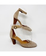 Sundance Womens Tan Taupe Suede Leather Ankle Strap Heel Sandal, Size 8 ... - $679.69 MXN