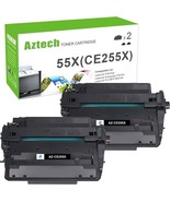 Aztech Compatible Toner Cartridge Replacement for HP CE255X 55X 55A  2 P... - £37.88 GBP