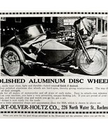 Stuart Olver Holtz Aluminum Disc Wheels 1925 Advertisement Motorcycle DW... - $552.13 MXN