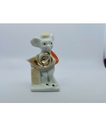 Vintage Miniature Mouse Figurine Japan Made Mouse with Horn - £8.15 GBP