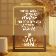 Mothers Day Gifts for Mom from Daughter Son Kids, Walnut Night Light with Heartw - £19.77 GBP