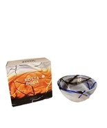 Kosta Boda Contrast White Blue Bowl Anna Ehrner 6.25”  - $405.05 MXN