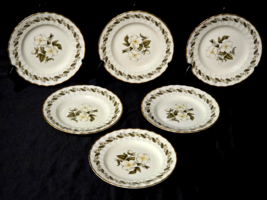 Vintage ROYAL WORCESTER Dessert Plates ENGADINE Bone China England - Set... - $634.61 MXN