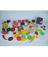 Kitchen Pretend Food cheese  bread Cash Register pickles mustard lot  - $367.65 MXN