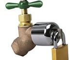 Conservco Brass And Chrome Plated Hose Bibb Lock - Pack of 1 - Look - $23.75