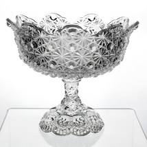 Gillinder Daisy and Button Open Compote, Antique Glass c1885 EAPG 8&quot; D, 7&quot;H - £27.52 GBP