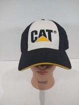  Caterpillar CAT Equipment Diesel Adjustable Black White Yellow Baseball Hat Cap - £8.78 GBP
