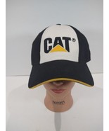  Caterpillar CAT Equipment Diesel Adjustable Black White Yellow Baseball... - £7.05 GBP