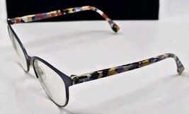 Fendi Chromia Italy Eyeglasses FF0349 TWJ Blue Floral 54 17 145 FRAMES O... - $83.74 CAD