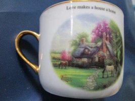 Compatible With Thomas Kinkade Coffee Cup A Perfect Summer Day - £20.08 GBP