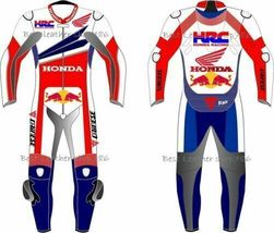 Customised Leather Motorcycle Biker 1 and 2 Piece Motorbike Racing Suit Rider - $229.00+