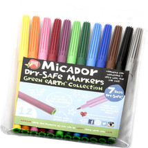 Micador Dry-safe Markers 12pk (Assorted) - £27.09 GBP