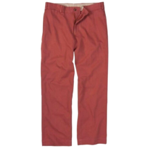 NWT Men Size 34 Bill Khakis Weather Red M1 Relaxed Fit Original Twill Ch... - $53.90