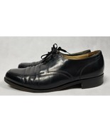 Mens Florsheim Classic Black Leather Lace Up Moc Toe Oxford Dress Shoe S... - £37.93 GBP