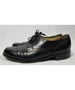 Mens Florsheim Classic Black Leather Lace Up Moc Toe Oxford Dress Shoe S... - £36.69 GBP