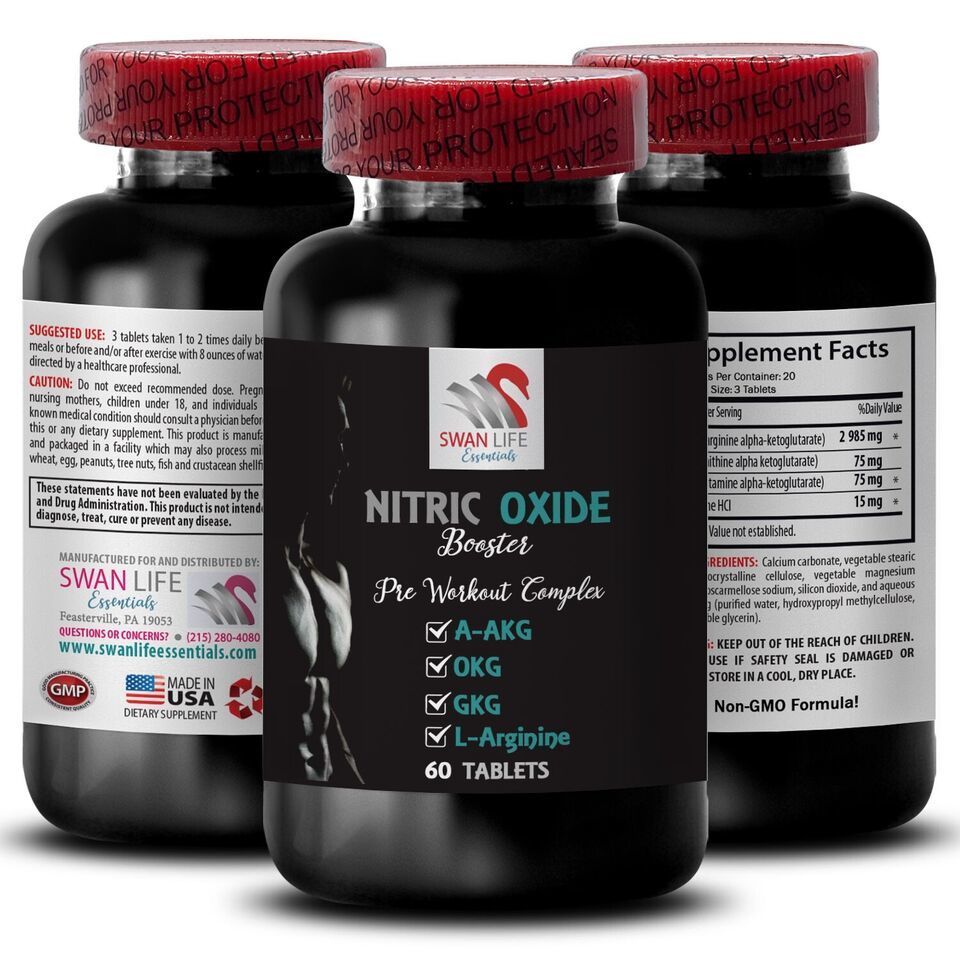 Recovery Formula - NITRIC OXIDE BOOSTER - Training Energy 1 Bottle 60 Ta... - $18.90