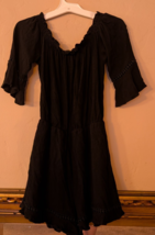 Soprano woman&#39;s dress short black size S - $231.77 MXN