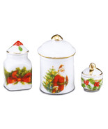 Christmas Canister Set 1.825/5 Reutter Dollhouse Miniature - $26.75