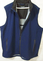 NEW Jim Nantz Vineyard Vines Blue With Black Golf Vest XL - £50.47 GBP