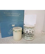 AVON GIFT COLLECTION ELEGANT ACCENTS CANDLE AND HOLDER 2003 NIB  - $185.16 MXN