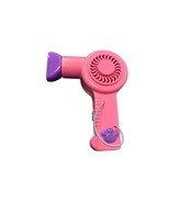 Build A Bear Hair Dryer Beauty Tool Pink Purple Play Replacement Toy BABW - $5.89