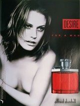 2000 Desire Men&#39;s Cologne Alfred Dunhill Spanish Colombia Full Page Ad -... - $6.64