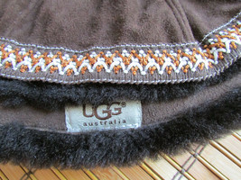 UGG Hat Tasman Bucket Shearling Chocolate New - £51.59 GBP