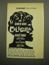 1960 Caligula Play Advertisement - Kenneth Haigh in Caligula - £11.79 GBP