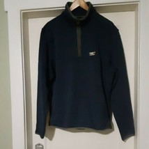 LL Bean Men’s XL 1/4 Snap Pullover Slightly Fitted Warm Fleece Blue Shirt Bin PP - $3,735.58