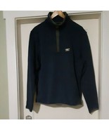 LL Bean Men’s XL 1/4 Snap Pullover Slightly Fitted Warm Fleece Blue Shir... - $3,735.58