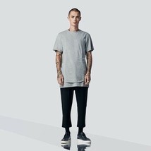 STAMPD Signature Double Layered T-shirt Gray &quot;Medium&quot; - £39.41 GBP