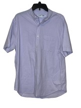 Old Navy Mens Shirt Slim Fit Built In Flex Short Sleeve Button Up Collar Gray XL - £12.65 GBP