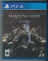  Middle-Earth: Shadow of War (Sony PlayStation 4, 2017 w/ Manual, PS4)  - £10.41 GBP