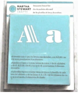Martha Stewart 48 Stencils Alphabet Punctuation Numbers Decor Set 32274 - $247.84 MXN
