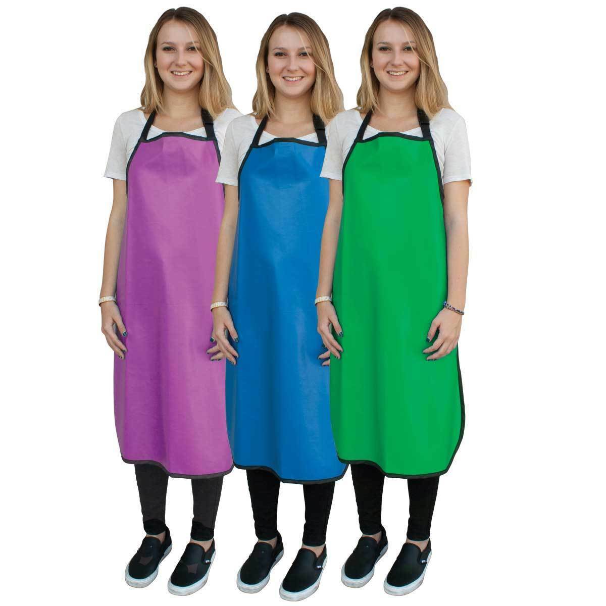 High Quality Waterproof Rubber Aprons Groomer Stylist Barber Kitchen Pick Color