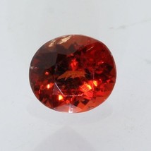Red Spinel Faceted VS Clarity Untreated Burma Gemstone 5.9x5.3mm Oval .85 carat - £51.95 GBP