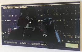 Empire Strikes Back Widevision Trading Card 1995 #126 Cloud City Gantry Vader - $3.95